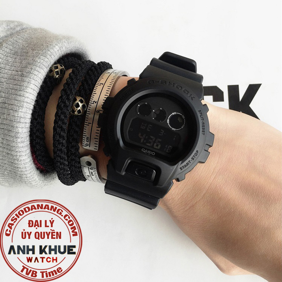 Đồng hồ nam dây nhựa Casio G-Shock chính hãng DW-6900BB-1DR