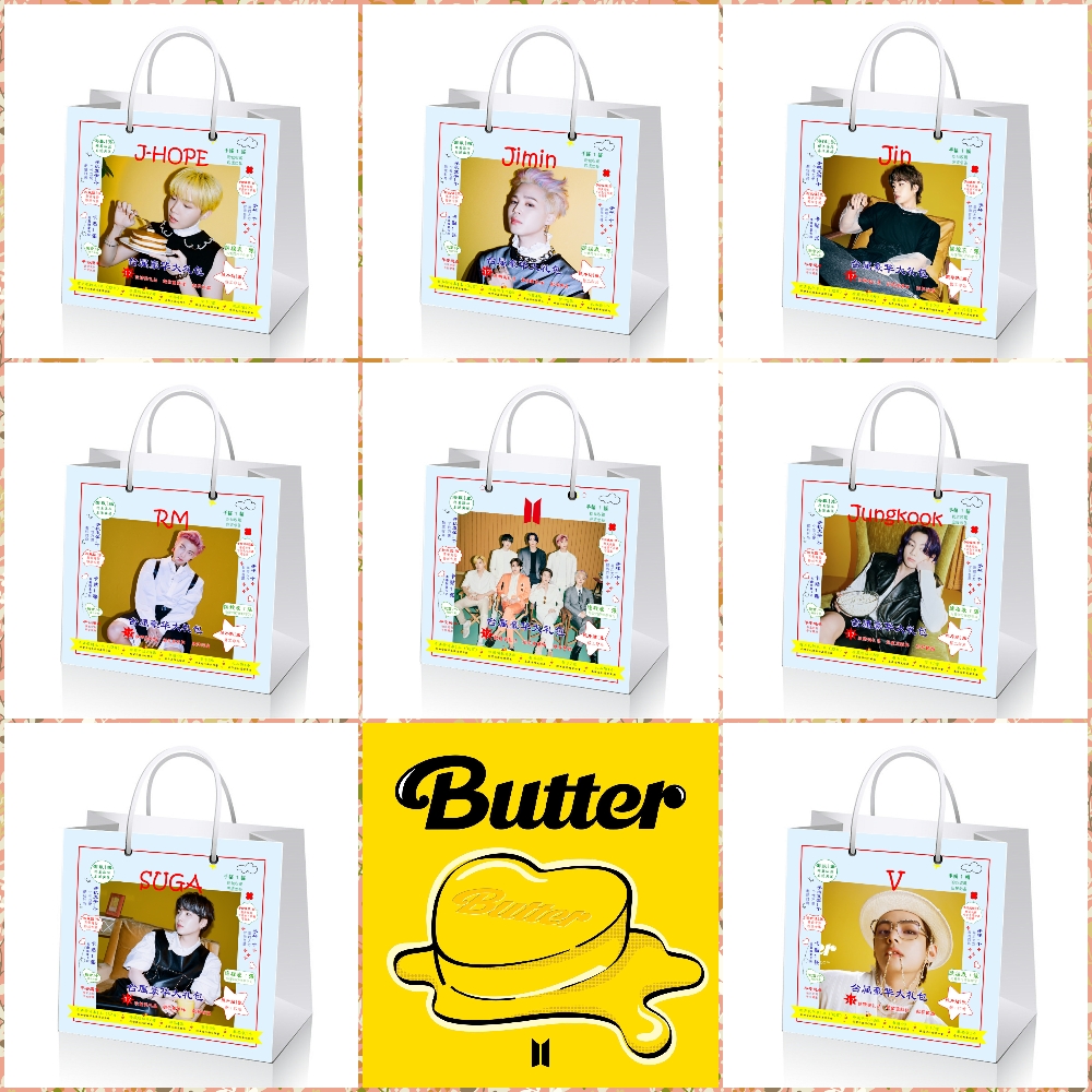 Combo Túi quà com bô đồ nhóm BTS Butter