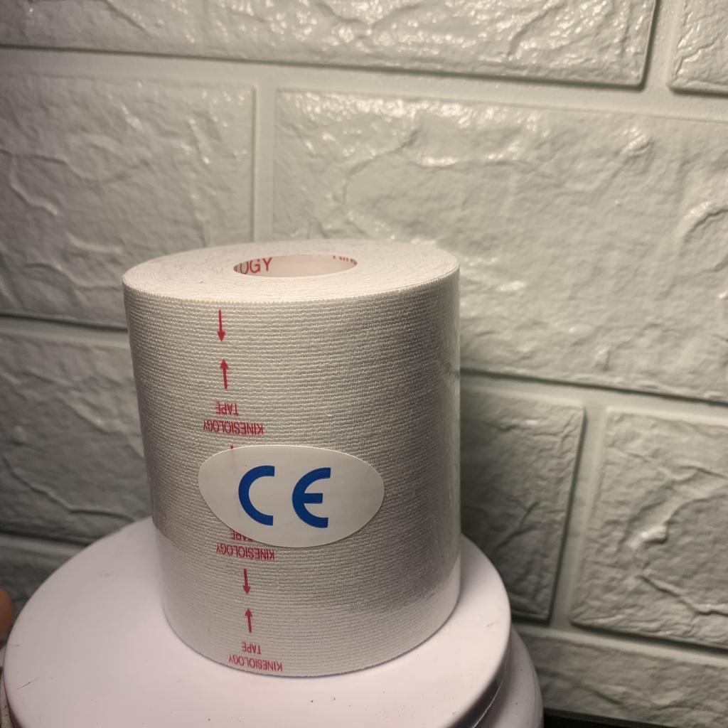 BĂNG DÁN CƠ THỂ THAO KINESIOLOGY, KEO VẢI DÁN NGỰC, MIẾNG DÁN NÂNG NGỰC CAO CẤP - Loại 7,5cm x 5m