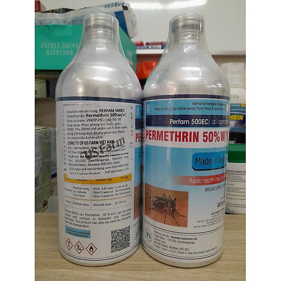 Thuốc diệt muỗi chai nhôm PERFAM 500EC chai 1000ml