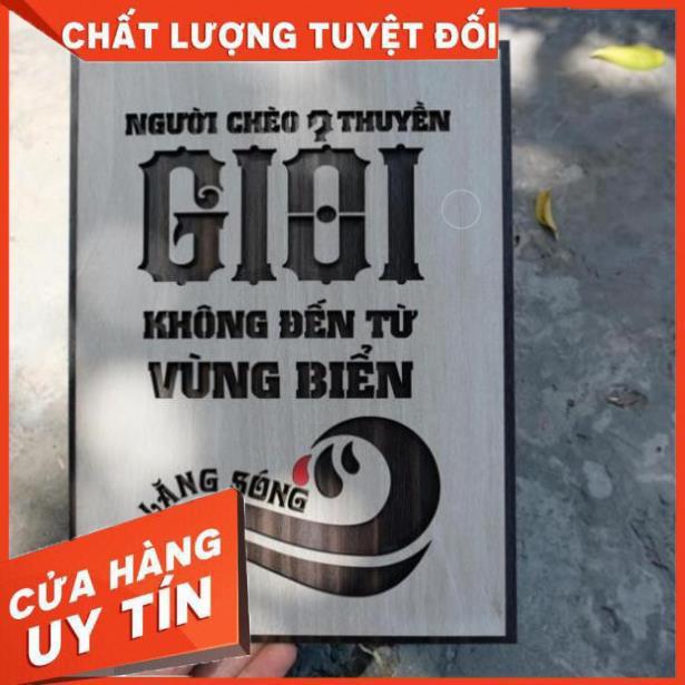 Tranh Slogan treo tường bằng Gỗ nội dung truyền cảm hứng