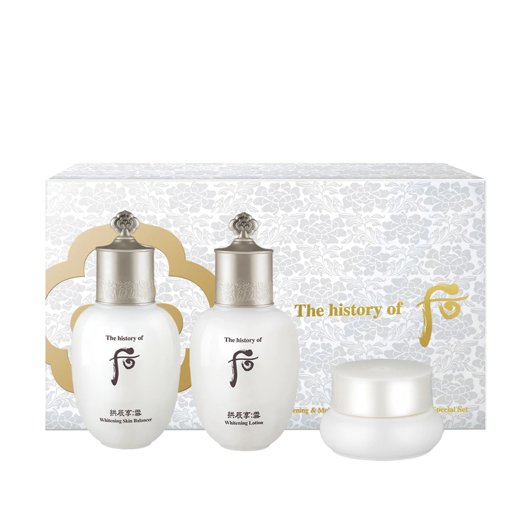 Bộ dưỡng trắng da 3 món - Whoo Seol Radiant White Special Gift Set 44ml