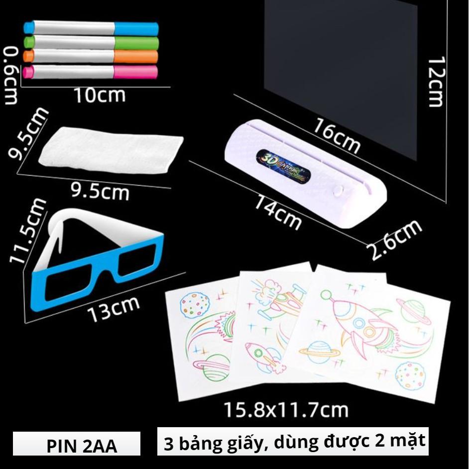 TRANH VẼ 3D HỖ TRỢ BÉ SÁNG TẠO VẼ RA 1 THẾ GIỚI
