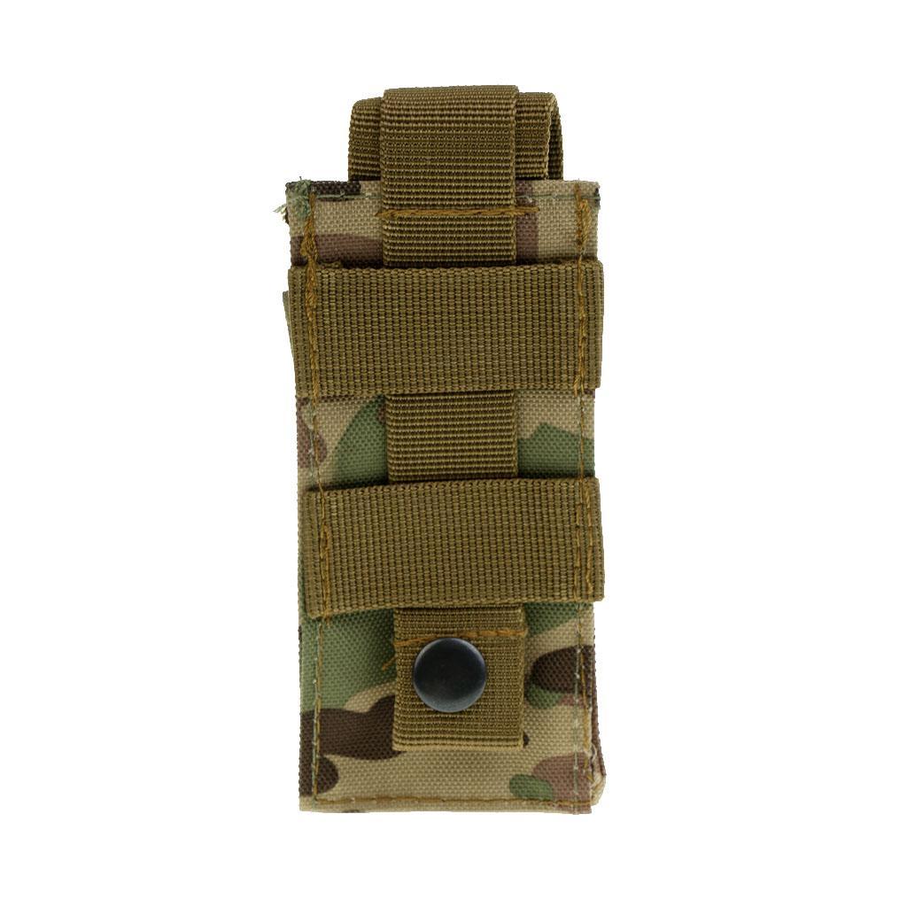6xOutdoor Tactical Tourniquet Pouch with Shears Slot CP Camo