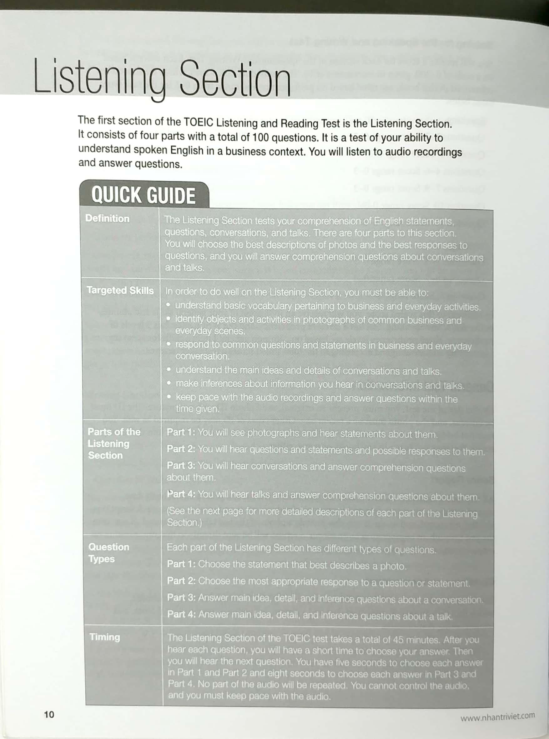 Collins English For Exams Practice Test For The TOEIC Test (Kèm CD)