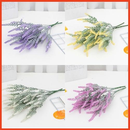 Hoa giả lavender gồm 5 màu trang trí decor nhà cửa shop đồ 38cm