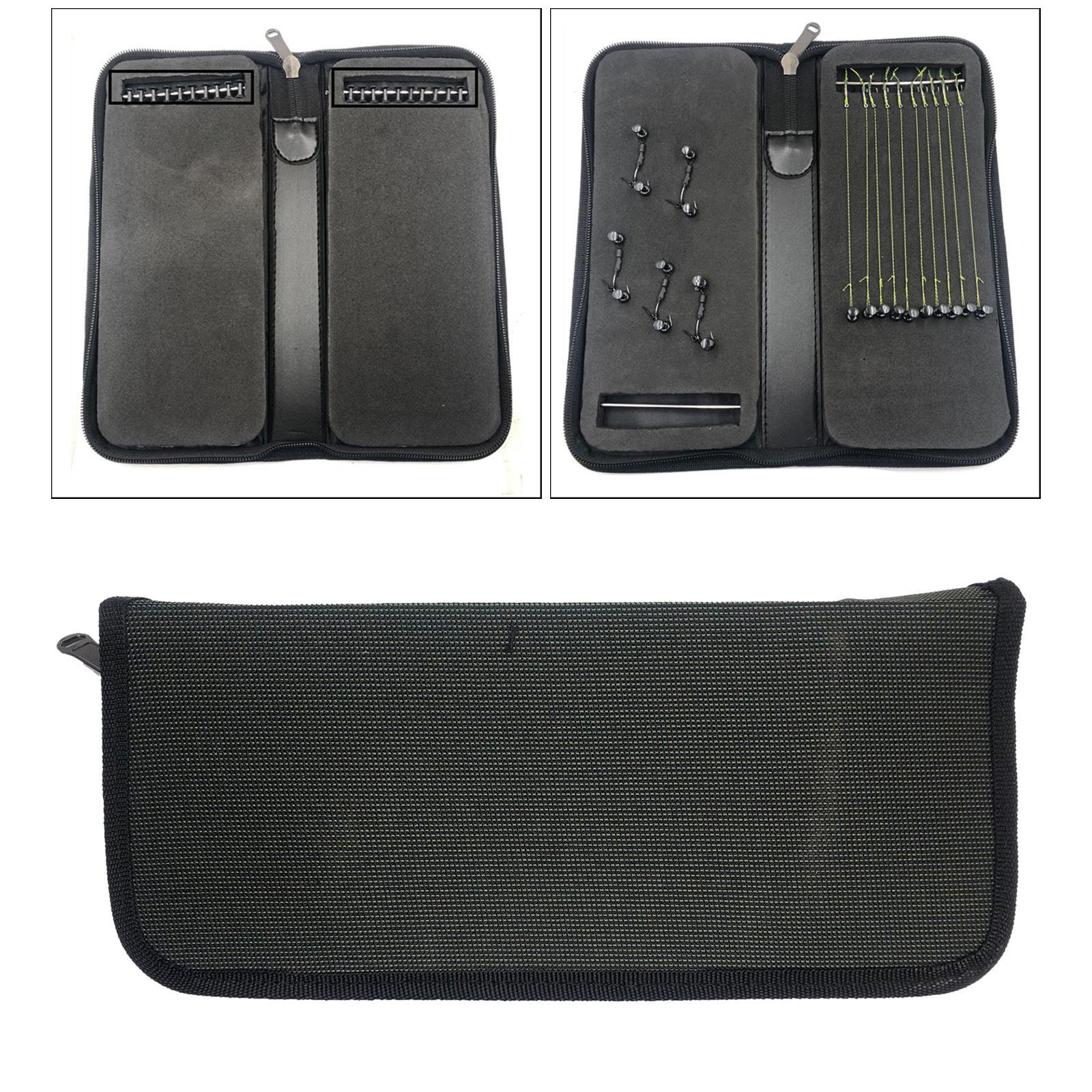 BOX RIGS WALLET FOR CARP FISHING HAIR RIG STORAGE WITH 20 PINS