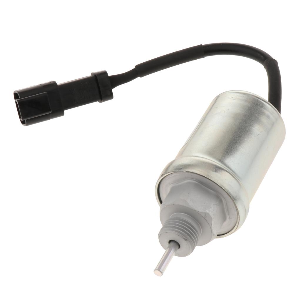 U85206452 12V Stop Solenoid - Fuel Shut Down Solenoid for Perkins HR404C-22T
