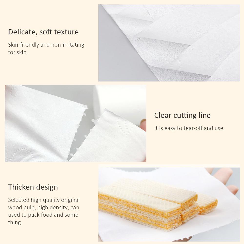 6 cuộn giấy vệ sinh mềm, bột giấy mịn, thân thiện môi trường, đa chức năng