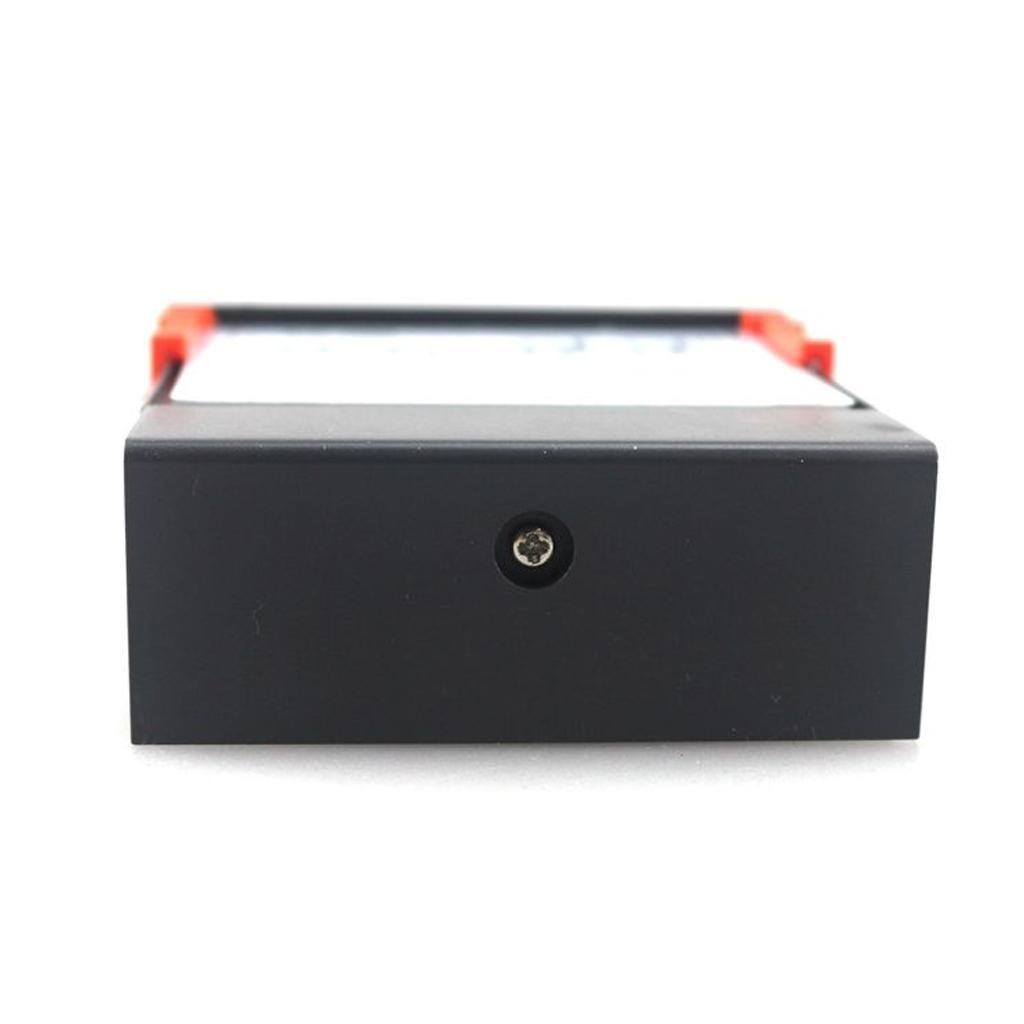 2x Dual Stage Digital Temperature Controller Fahrenheit Thermostat with Sensor for 3D Printer,Freezer,Fridge,Hatching