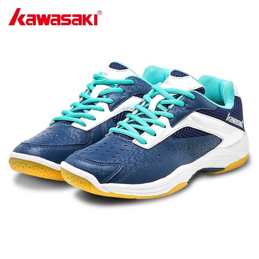 Giày cầu lông kawasaki K086 chính hãng dành cho cả nam và nữ, chuyên nghiệp chống trơn trượt  - tặng tất thể thao bendu