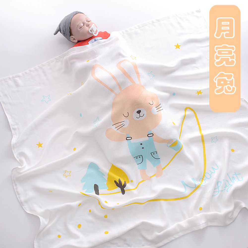 Chăn đũi cho bé từ sơ sinh đến tiểu học chất liệu sợi tre thiên nhiên và sợi Cotton, loại siêu mềm mịn, KT: 110x110cm, Bamboo Home - hàng chính hãng BBH