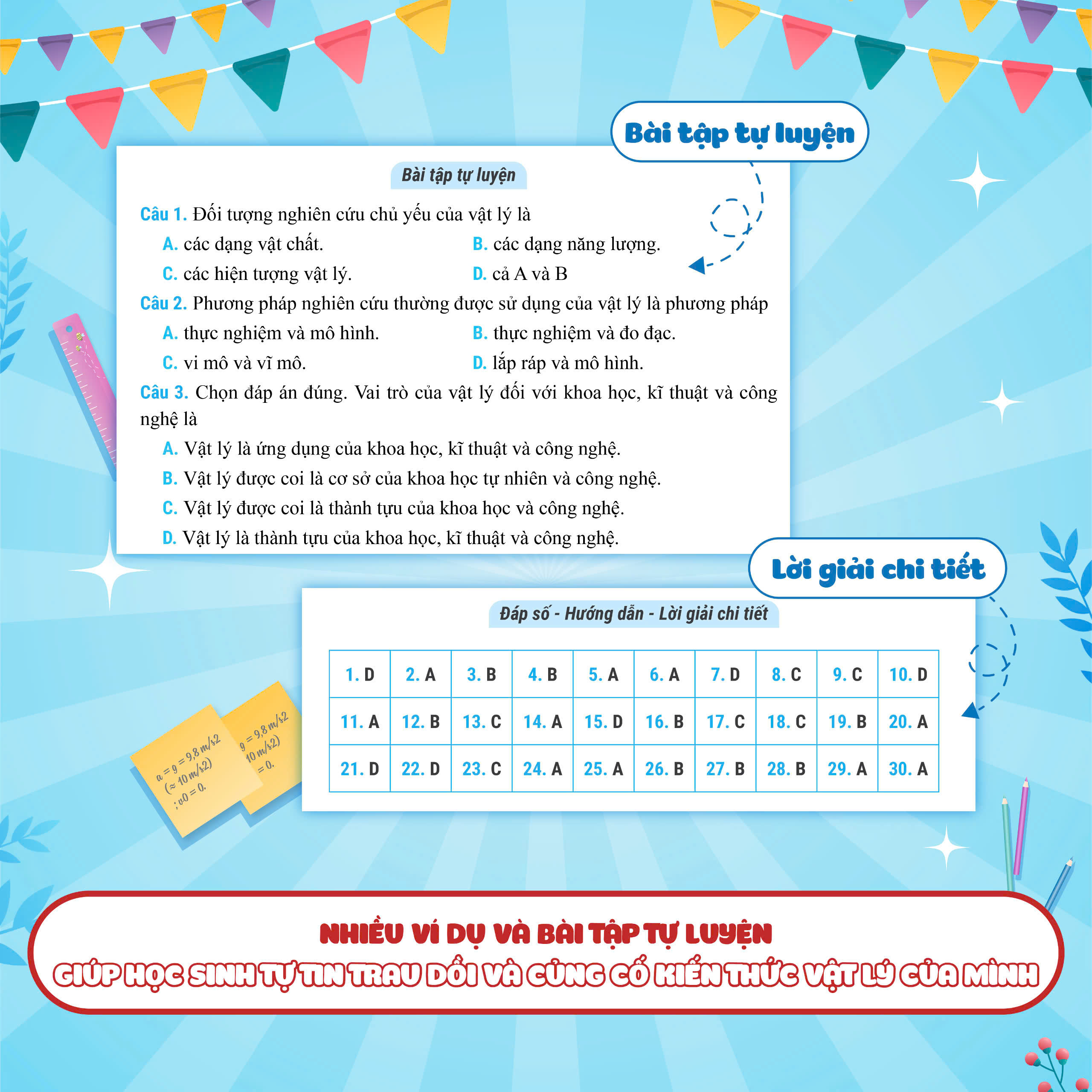 Sổ Tay Kiến Thức - Phương Pháp - Dạng Bài Vật lý 10