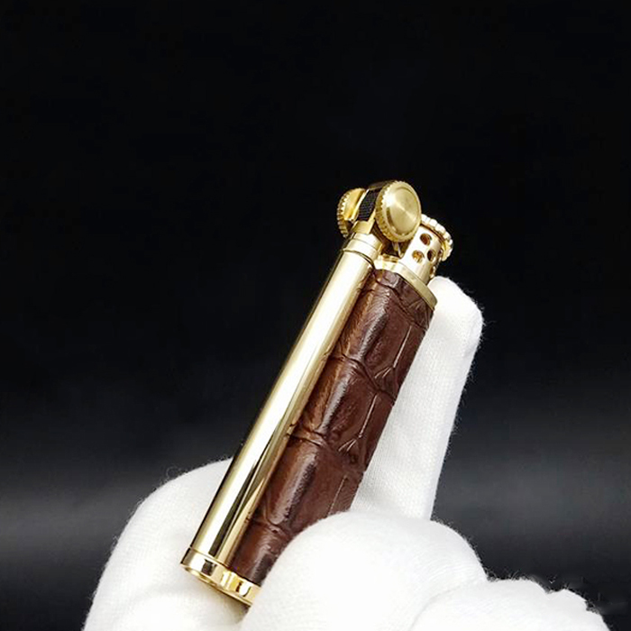 Vỏ Hột Quẹt Bật Lửa Hột Quẹt Xăng Đá Chief CF002-2 Bọc Da Cao Cấp [Kiểu Dáng Độc Lạ - (KHÔNG XĂNG)