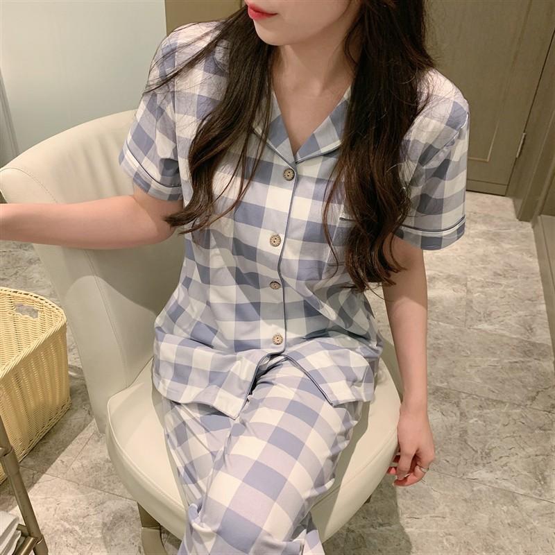 Pijama, Bộ Ngủ Nữ cotton ngắn tay quần dài BNND04