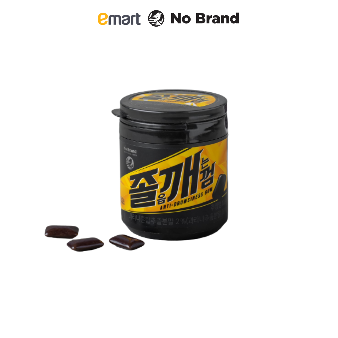 Kẹo Cao Su Sing Gum Chống Buồn Ngủ Chiết Xuất Hạt Guarana Giàu Cafein No Brand Hũ 108g