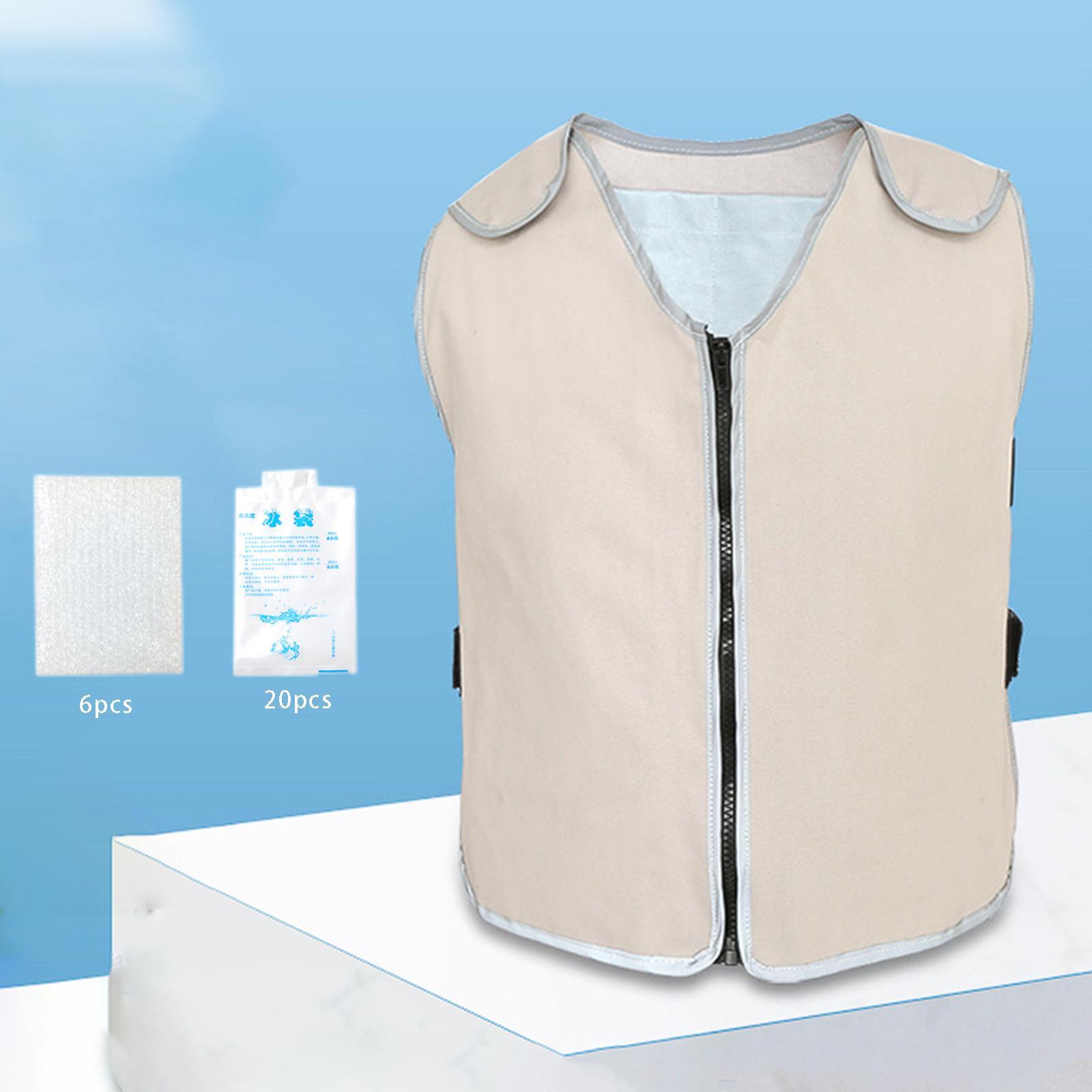 Cooling Vest with Reflective Strip Comfortable Cool Vest for Running Sport Unisex