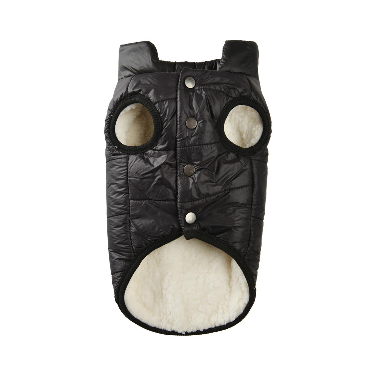 Dog Warm Winter Sweater Coat, Fleece Lined Warm Dog Jacket Cold Coat Small Dogs Warm Garment Winter Sweatshirt Apparel