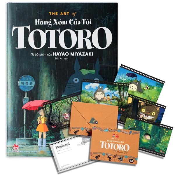 Sách - The Art Of Hàng Xóm Của Tôi Totoro - Tặng Kèm Set Postcard + Phong Thư