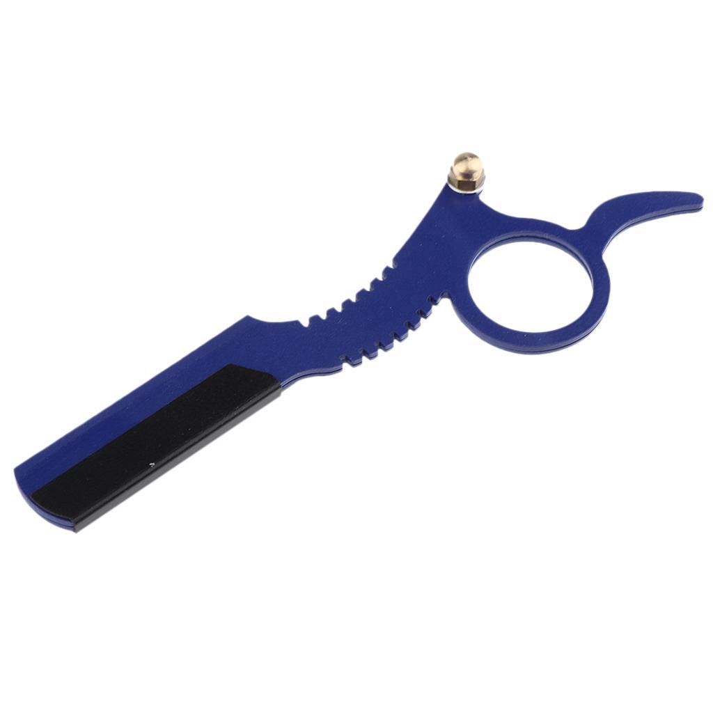 Men's Gift, Anti Slip Handle Straight Edge Razor, Fine Quality Zinc Alloy Salon Barber Razor, Folding Manual Shaver - Classic Style, Rust Resistant