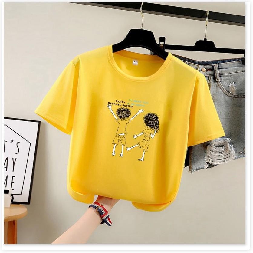 Áo thun nữ tay lỡ phông form rộng cao cấp chất Cotton oversize siêu dễ thương cực đẹp giá rẻ A01 AQA1807 17 aomivn