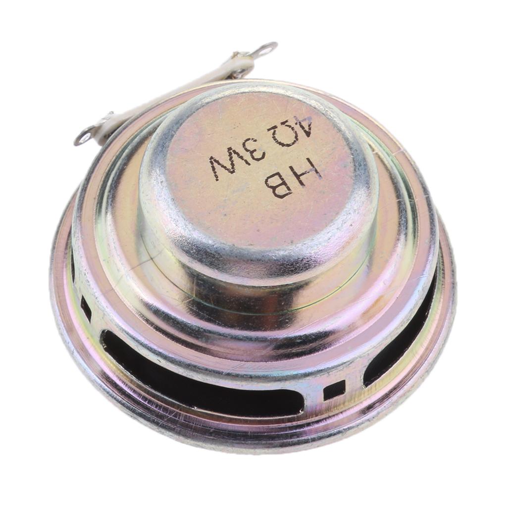 Premium 40mm 3W Full Range Speakers 16-coil Round Replacement Repair for TV Home Car