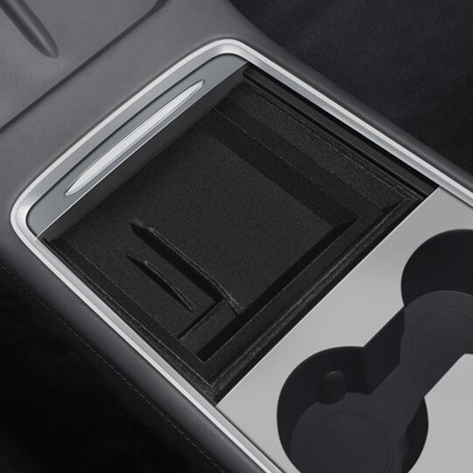 Console Organizer Tray Front Flocking