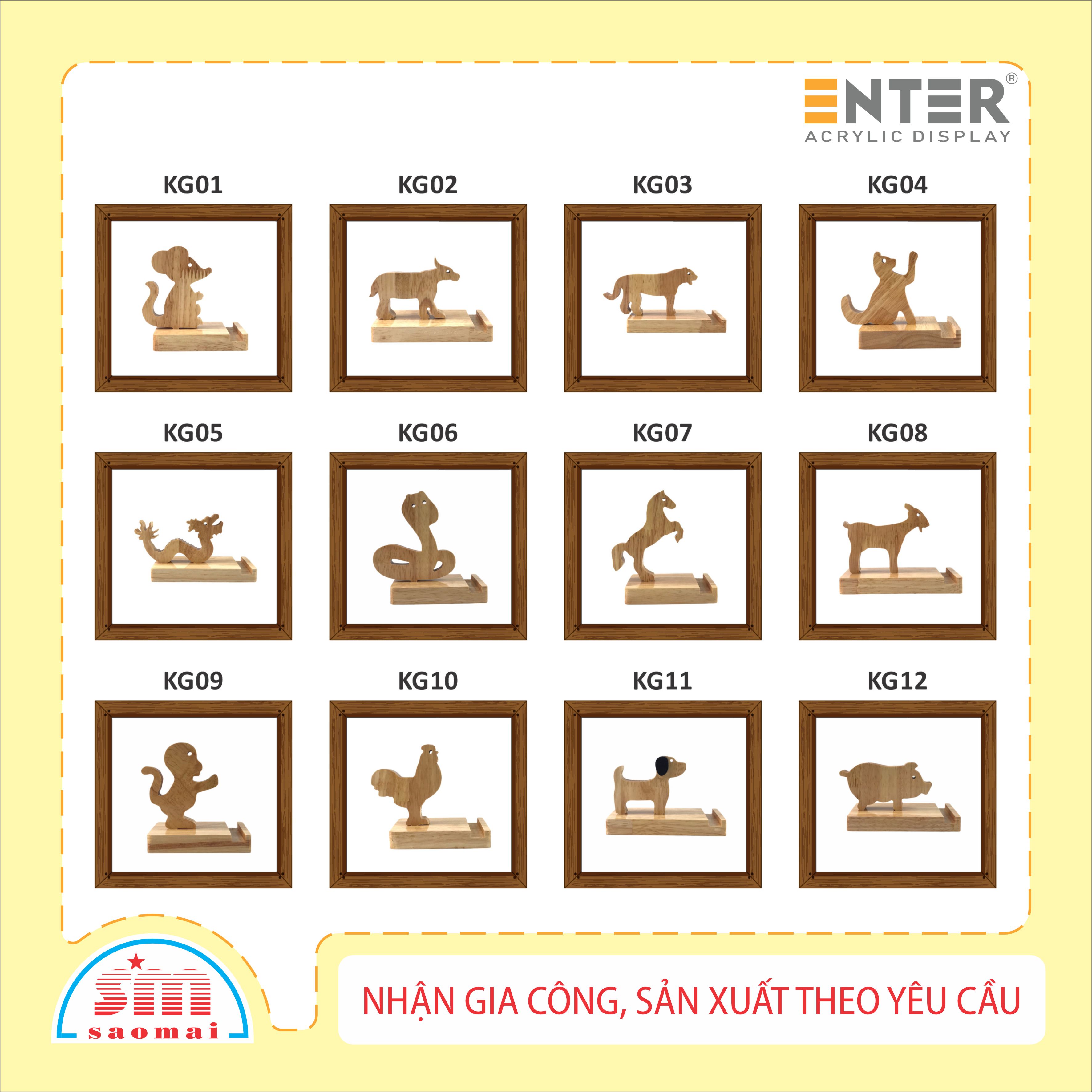 Kệ điện thoại gỗ Enter KG01 / KG02 / KG03 / KG04 / KG05 / KG06 / KG07 / KG08 / KG09 / KG10 / KG11 / KG12 / KG13