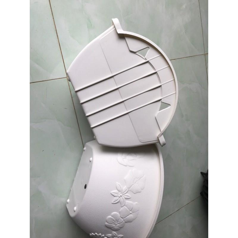 Combo 5 Chậu Nhựa Ốp Tường, Treo Tường + vĩ lót đáy chậu
