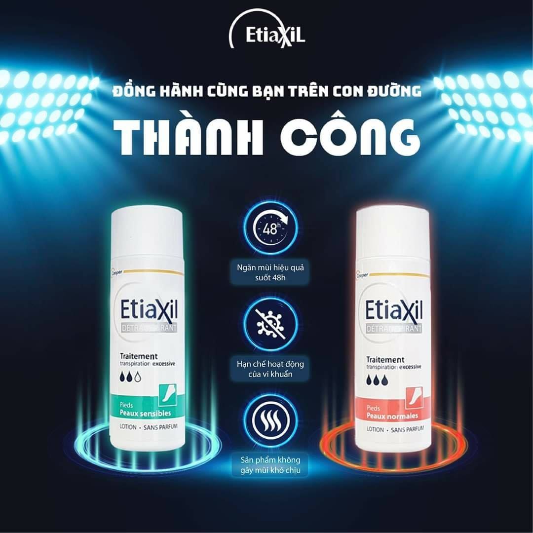 Lotion Khử Mùi, Ngăn Ngừa Mồ Hôi Tay, Chân Cho Da Nhạy Cảm Etiaxil 100ml +tặng kèm 1 băng đô tai mèo (màu ngẫu nhiên)