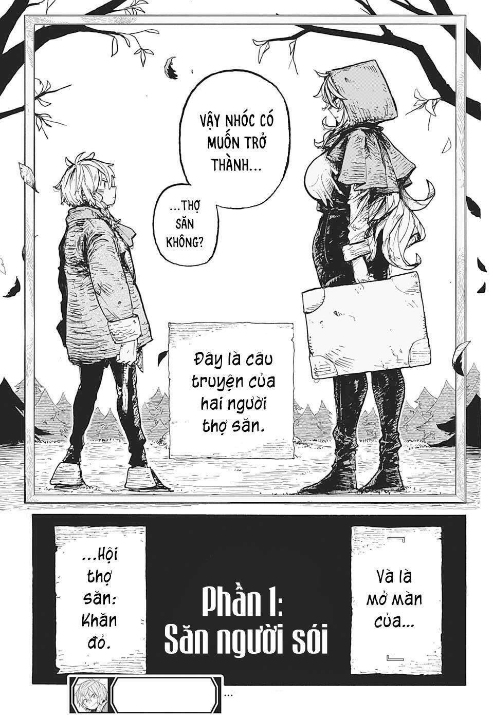 hội thợ săn: khăn đỏ chapter 1 53