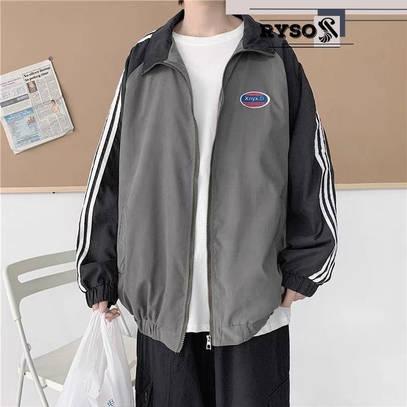 Áo khoác dù dáng bóng chày form rộng unisex phong cách năng động, Áo jacket chui đầu unisex form rộng cực đẹp, Áo khoác dù nam nữ cao cấp
