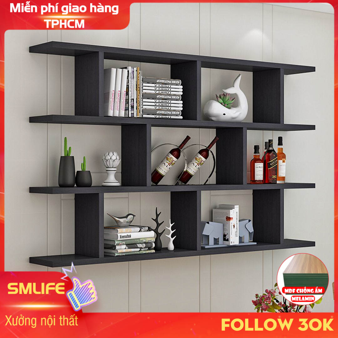 Giá sách treo tường đẹp SMLIFE Whiplash