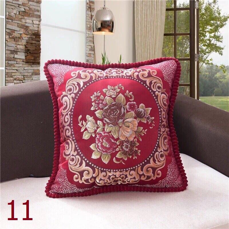 COMBO 4 GỐI TỰA GHÊ SOFA – GHẾ TỰA HOÀNG GIA – GỐI VĂN PHÒNG – GỐI TRANG TRÍ