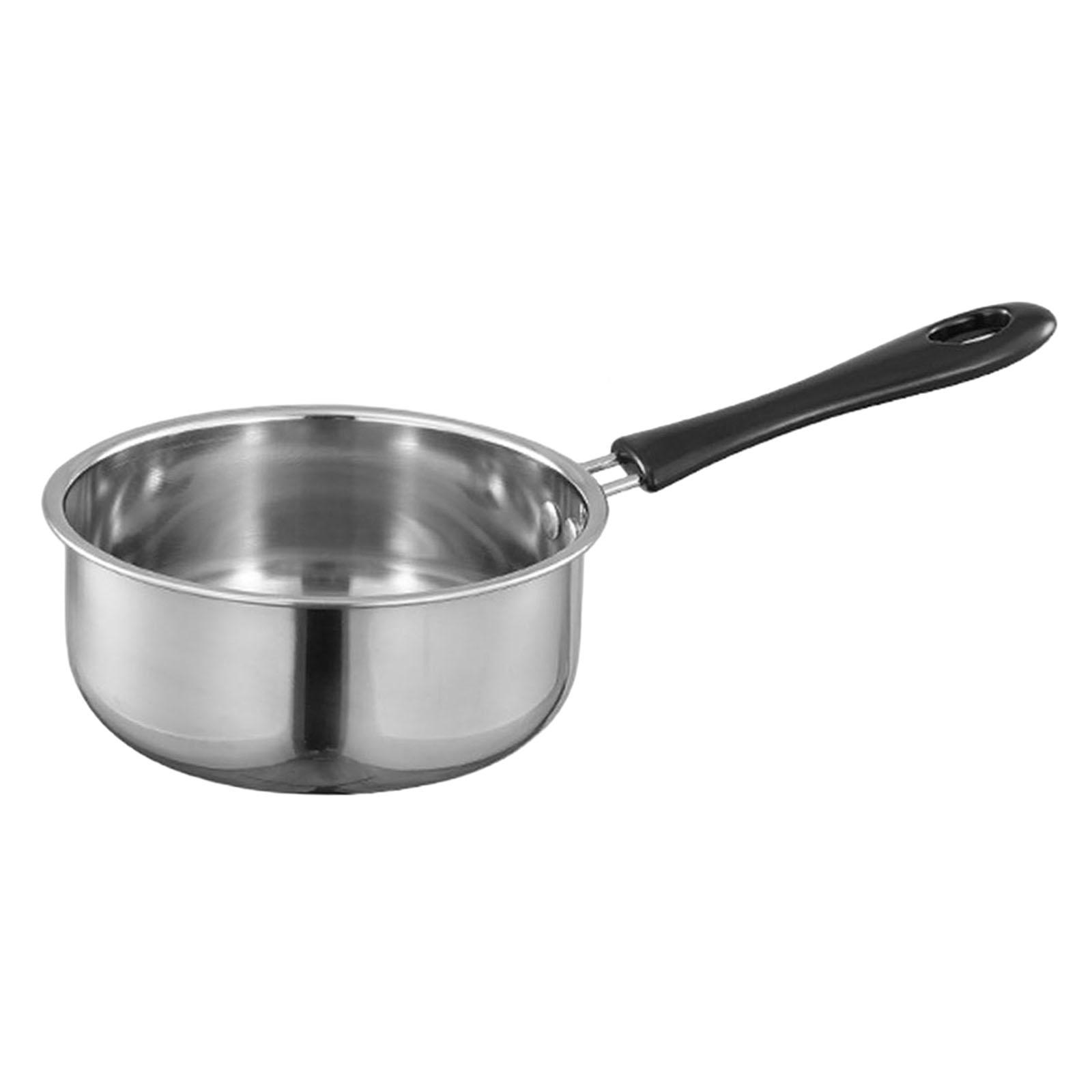 Small Saucepan Mini Soup Pot Cookware with Long Handle for RV Kitchen