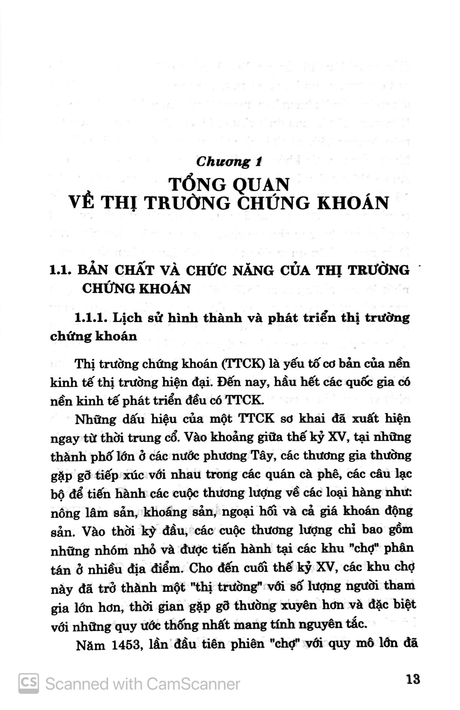 Thị Trường Chứng Khoán
