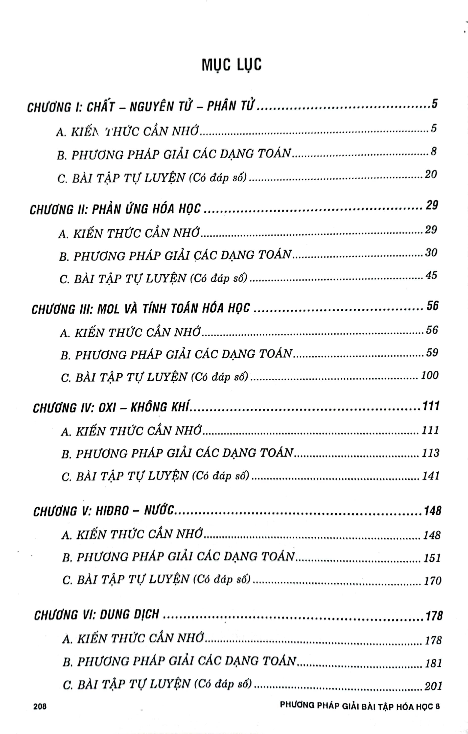 Phương Pháp Giải Bài Tập Hoá Học 8