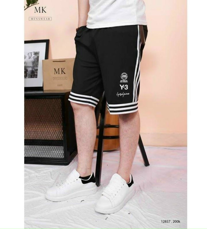 Quần short Y3 phong cách Unisex