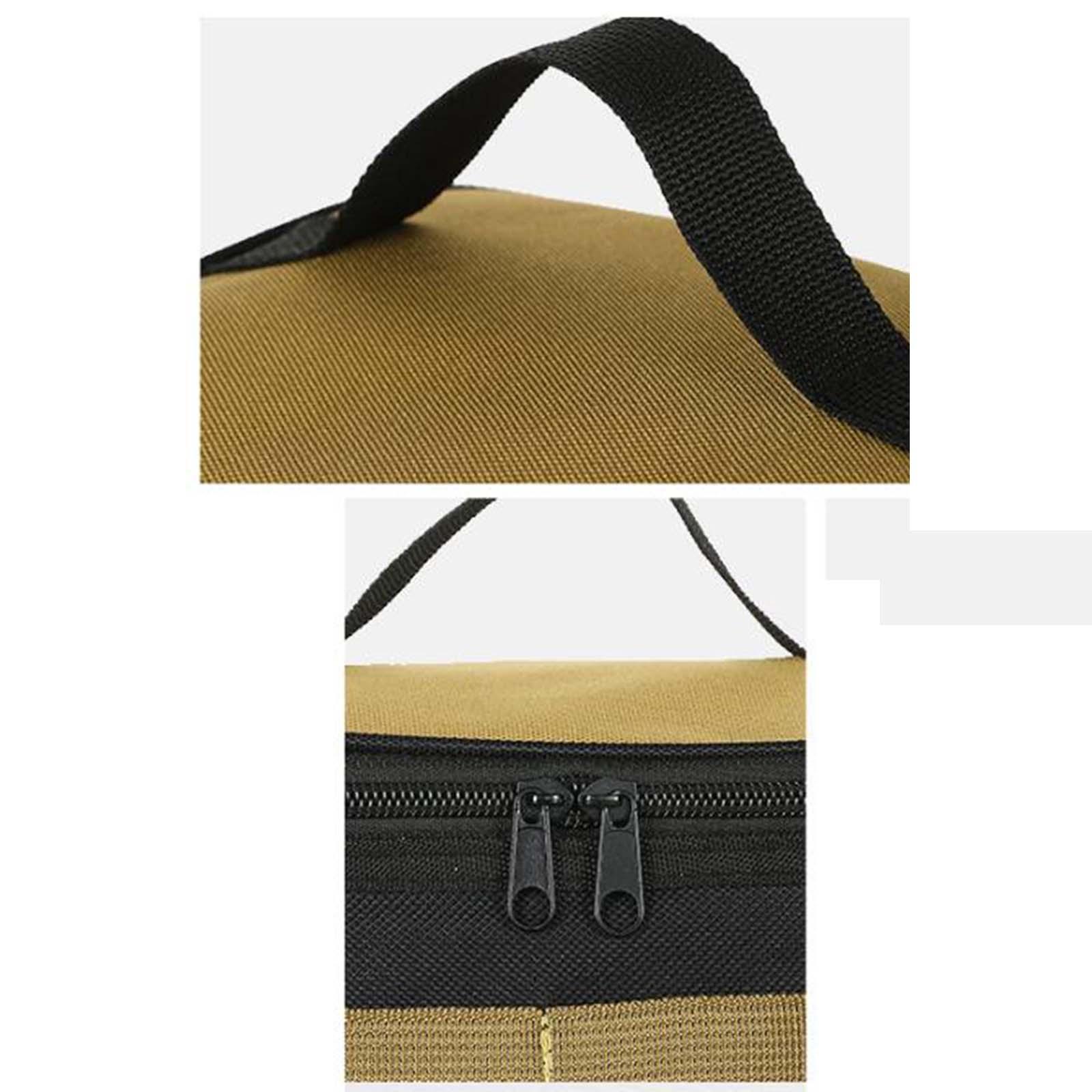 Camping Spice Jars Bag Travel Bag Tote Bag, Carrying Bag Sauce Pouch, Container Case Separable Storage Bag for Camp Cooking Outdoor Picnic BBQ