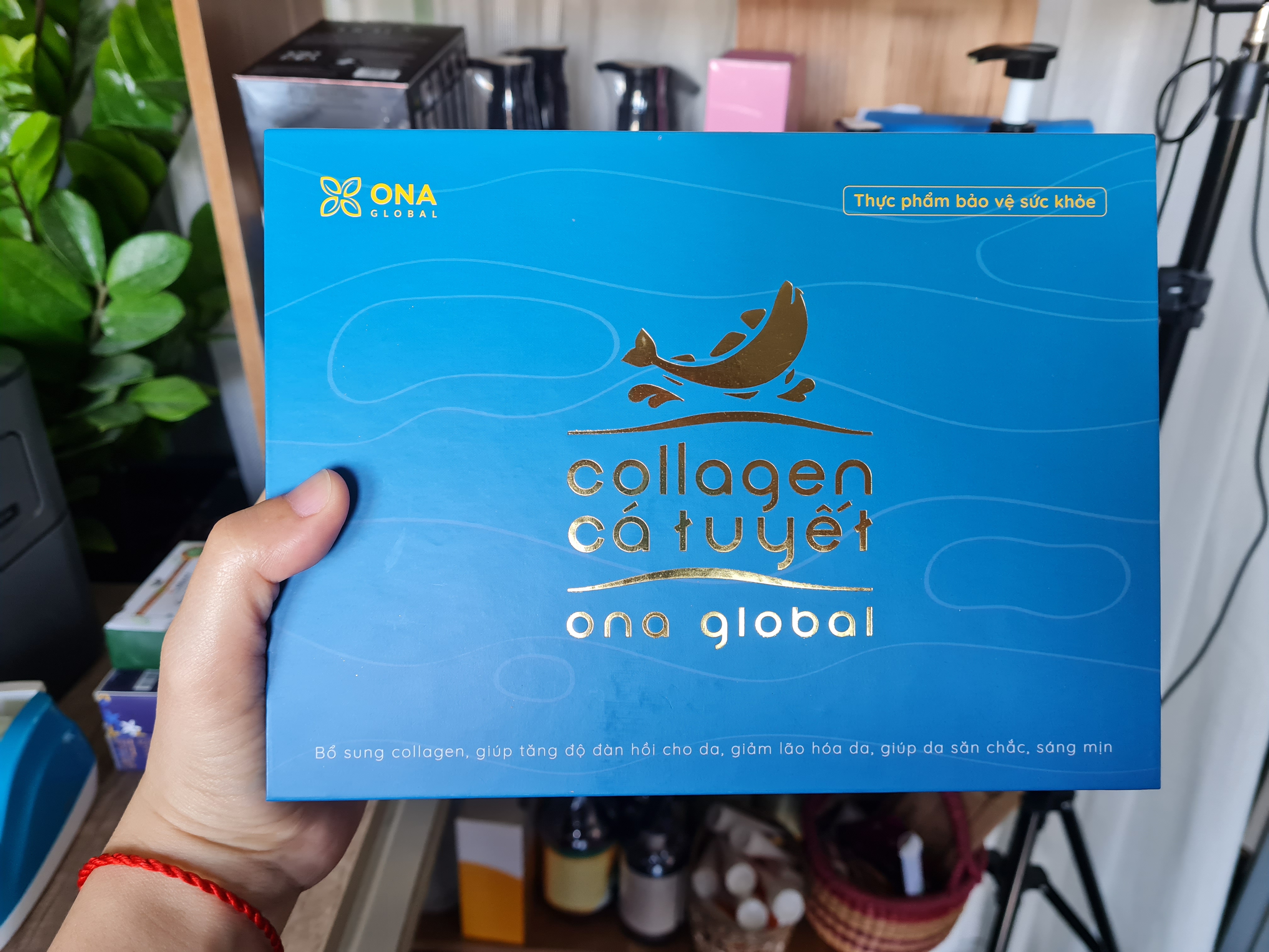 Combo 2 Collagen cá tuyết Ona Gobal làm đẹp da, da săn chắc, căng bóng ngậm nước ẩm mượt, ngăn ngừa lão hóa da - - Nhập khẩu 100% collagen cá tuyết từ Nauy của tập đoàn Seagarden