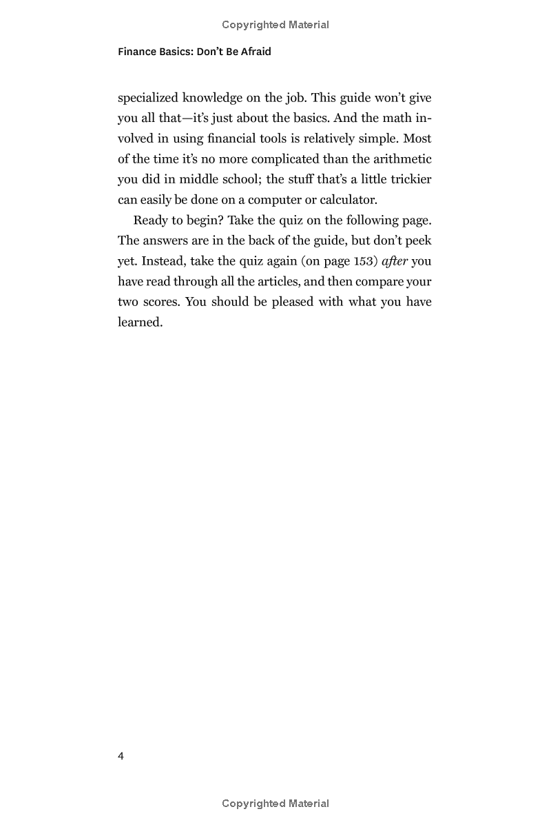 Harvard Business Review Guide To Finance Basics For Managers