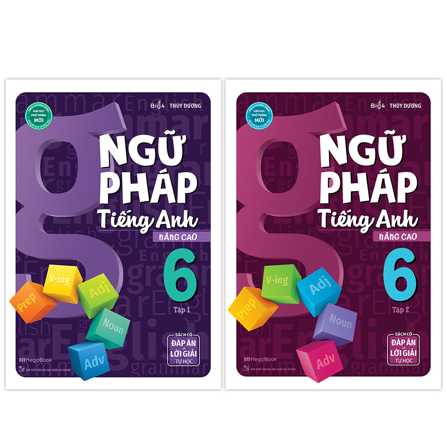 Combo Ngữ Pháp Tiếng Anh Nâng Cao Lớp 6 (2 Tập)