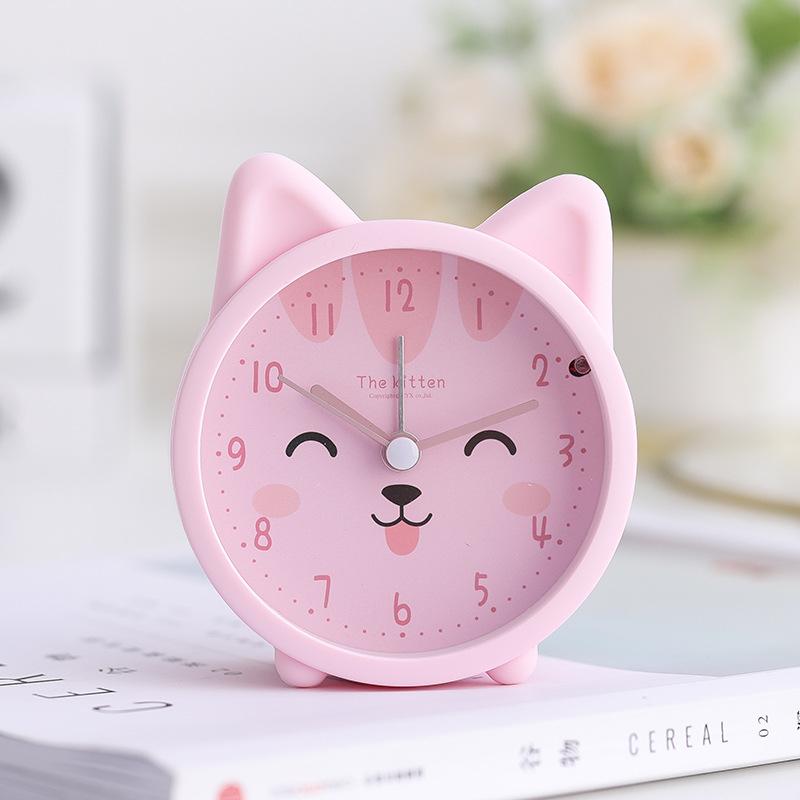 Phong cách mới nhất Đồng hồ báo thức silicon Fuleshi đồng hồ đầu giường phòng ngủ học sinh cho trẻ em sáng tạo đơn giản và dễ thương với đồng hồ tắt tiếng đèn ngủ