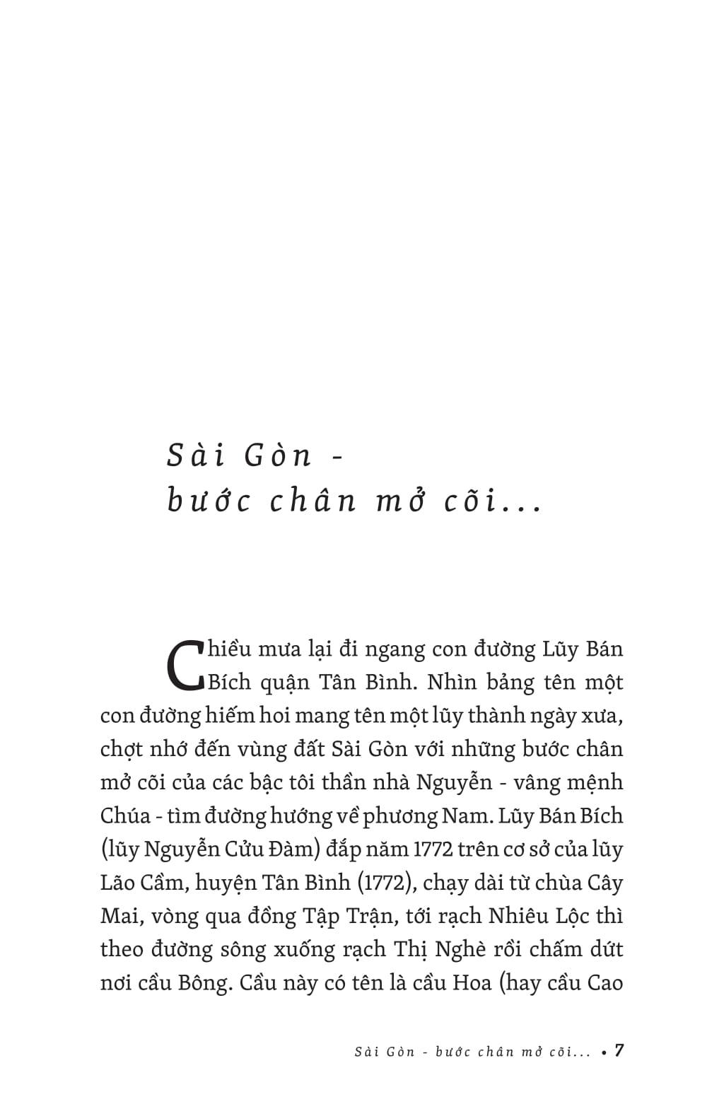 Sách - Sài Gòn - Đi Qua Ký Ức