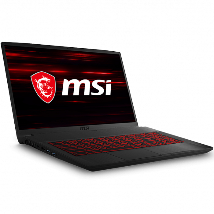 Laptop MSI GF75 Thin 10SCSR-208VN (Core i7-10750H/ 8GB DDR4 2666MHz/ 512GB NVMe PCIe SSD/ GTX1650 Ti 4GB GDDR6/ 17.3 FHD IPS/ Win10) - Hàng Chính Hãng