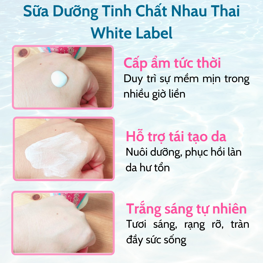 Combo Bộ 5 Dưỡng Da Trắng Mịn Nhau Thai Nhật Bản MICCOSMO White Label