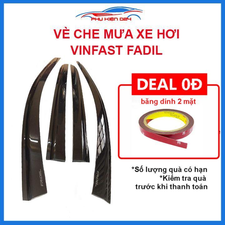 Vè mưa Fadil vè đen che mưa bảo vệ trang trí xe
