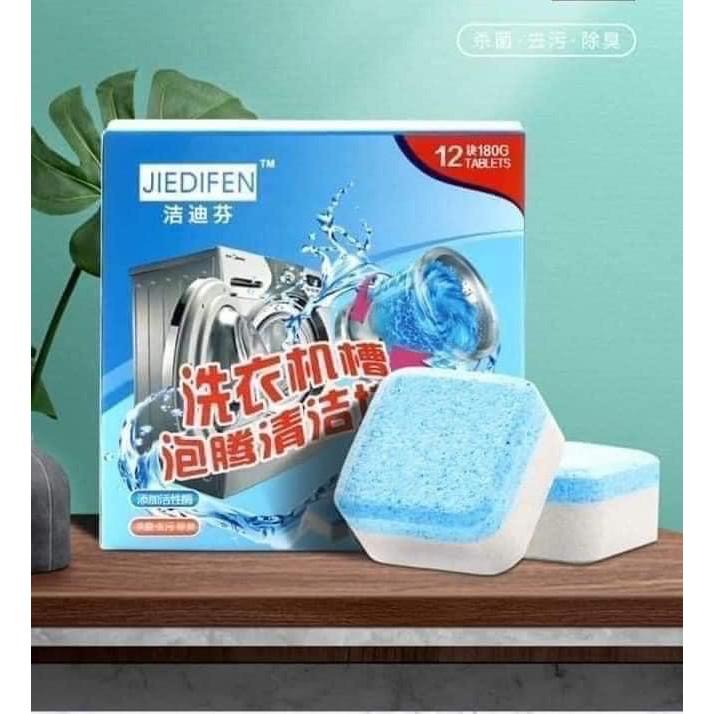Viên Tẩy Vệ Sinh Lồng Máy Giặt Diệt khuẩn và Tẩy chất cặn Lồng máy giặt hiệu quả