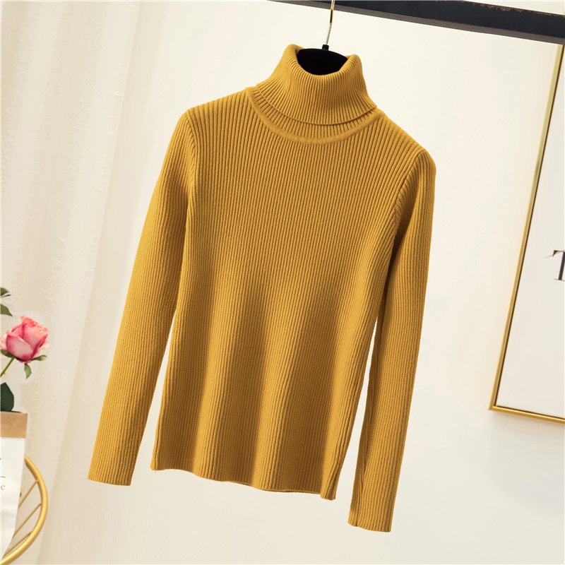 Áo len nữ cổ lọ mẫu trơn xinh xắn mẫu mới thu đông DV20