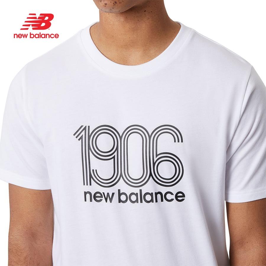 Áo thun thời trang nam New Balance APP LIFESTYLE T-SHIRT M WHITE - MT23906WT (form quốc tế)